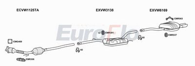 Układ wydechowy EUROFLO VWPAS183032