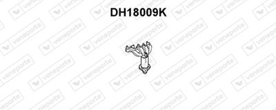Катализатор коллектора VENEPORTE DH18009K для DAIHATSU SIRION