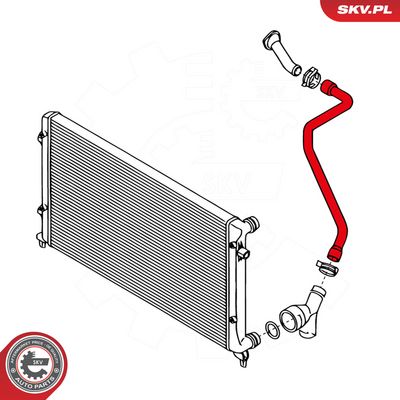 Hadica chladenia ESEN SKV 24SKV353