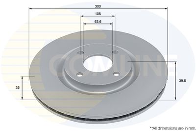 COMLINE ADC4008V Гальмівні диски 