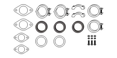 SET MONTARE SISTEM DE ESAPAMENT
