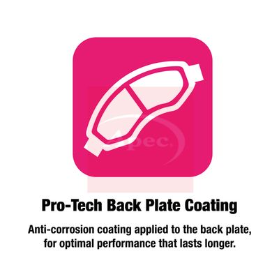 APEC Brake Pad Set, disc brake PAD2458