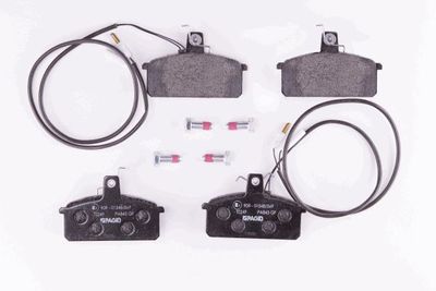 Комплект тормозных колодок, дисковый тормоз HELLA 8DB 355 005-981 для LANCIA PRISMA