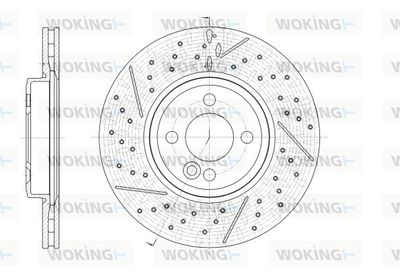 WOKING D62543.10 Тормозные диски  для MINI (Мини)