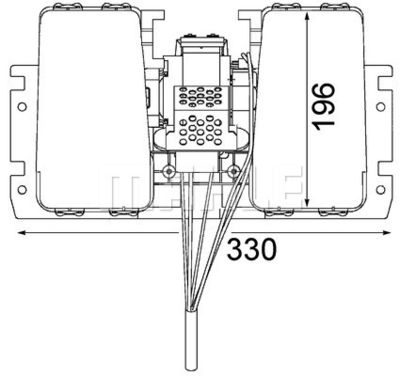 Kupéfläkt MAHLE AB 179 000P