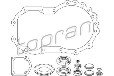 Packningssats, manuell transmission TOPRAN 111 408