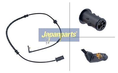 JAPANPARTS Įspėjimo kontaktas, stabdžių trinkelių susidėvėjimas
