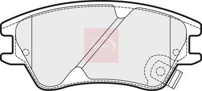 APEC Brake Pad Set, disc brake PAD1474