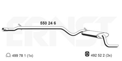 ENDSCHALLDäMPFER ERNST 550246