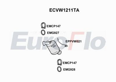Katalizator EUROFLO 7E0254201NX