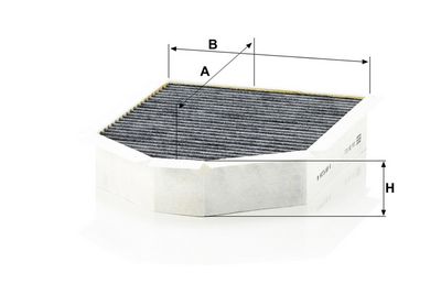 Cabinefilter met actieve kool past: JAGUAR F-TYPE, XK 8, XK II 2.0-5.0 08.02-