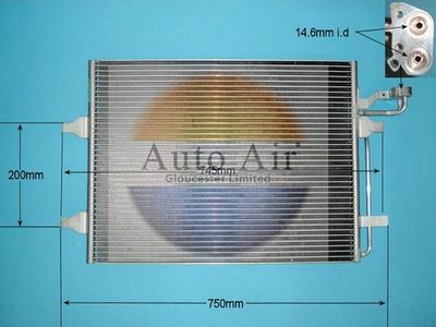 Condenser, air conditioning Auto Air Gloucester 16-0010