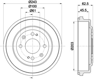 TAMBUR FRANA HELLA PAGID 8DT355300231 3