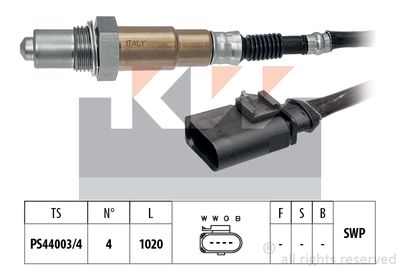 KW 498 041 Лямбда-зонд  для AUDI (Ауди)
