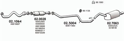 Układ wydechowy ASSO ART2754