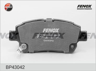 Комплект тормозных колодок, дисковый тормоз FENOX BP43042 для GEELY CK