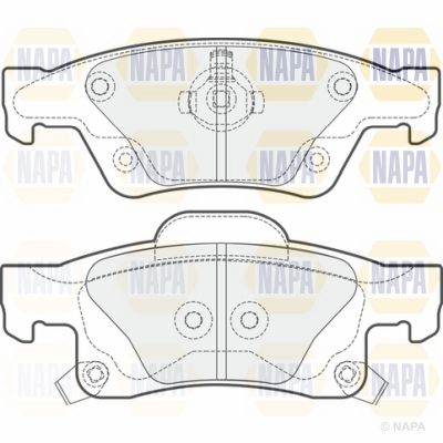 Brake Pad Set NAPA NBP1766