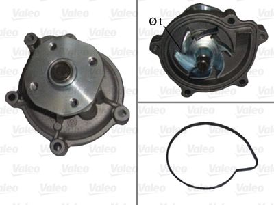 Water Pump, engine cooling 506899