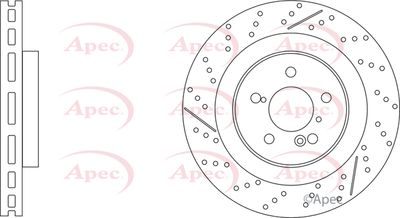 Brake Disc APEC DSK3346