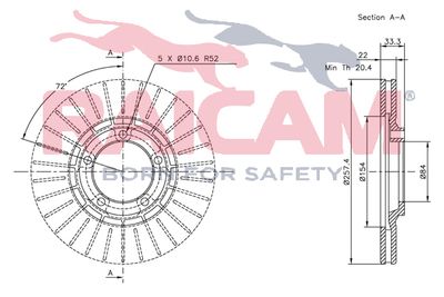 DISC FRANA RAICAM RD00340 1