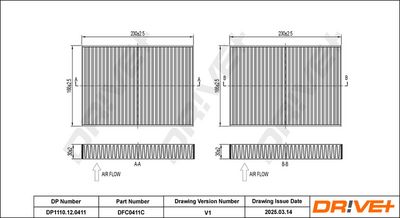 FILTER INNENRAUMLUFT DR!VE+ DP1110120411 6