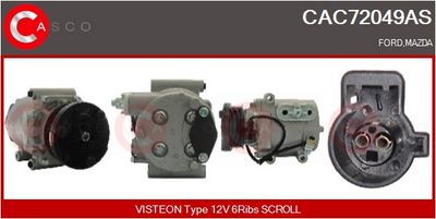 COMPRESOR CLIMATIZARE CASCO CAC72049AS