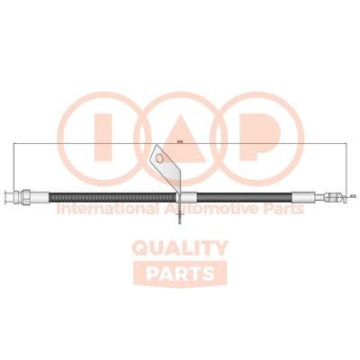 Тормозной шланг IAP QUALITY PARTS 708-07100 для HYUNDAI i30