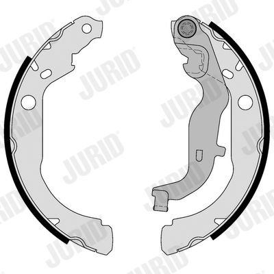 Комплект тормозных колодок JURID 362624J для RENAULT KAPTUR