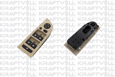 BMW E90 Ön Sol Cam Düğmesi Çerçeveli Katlamalı | KRAFTVOLL 04050029