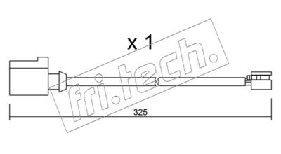 Výstražný kontakt, opotřebení obložení fri.tech. SU.271