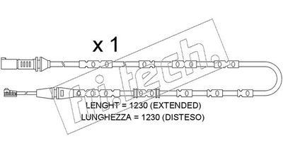 fri.tech. SU.371 Датчик износа тормозных колодок  для BMW i8 (Бмв И8)