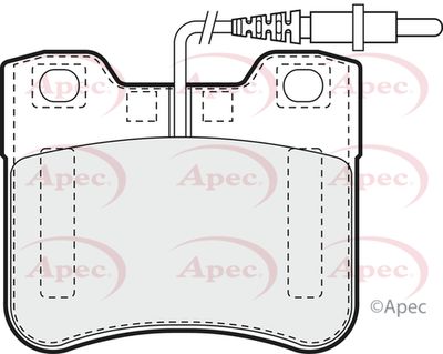 Brake Pad Set APEC PAD715