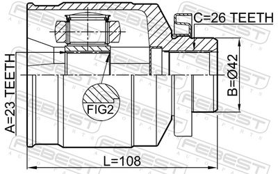 Joint Kit, drive shaft 1211-TUCJMRH