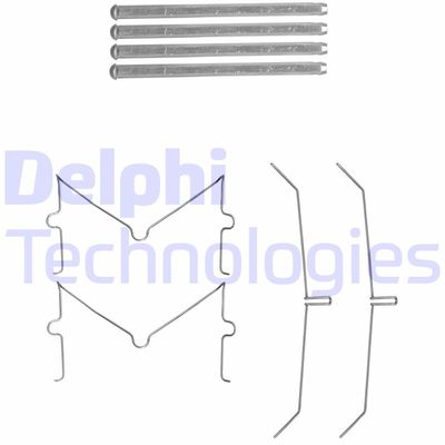 Tillbehörssats, skivbromsbelägg DELPHI LX0637