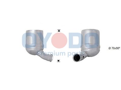 Filtr sadzy / filtr cząstek stałych, układ wydechowy OYODO 20N0012-OYO