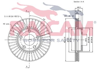DISC FRANA RAICAM RD00409 2