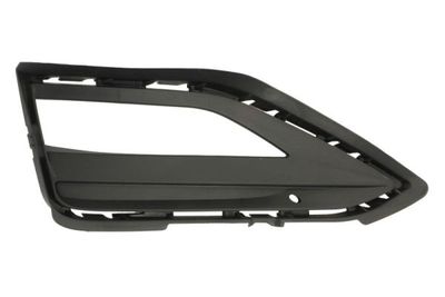 Voorbumper afdekking Voor Links (Top, met mistlampgaten, plastic, zwart) past: VW JETTA V USA 01.18-06.21