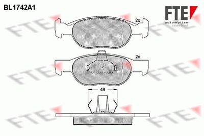 SET PLACUTE FRANA FRANA DISC FTE 9010326