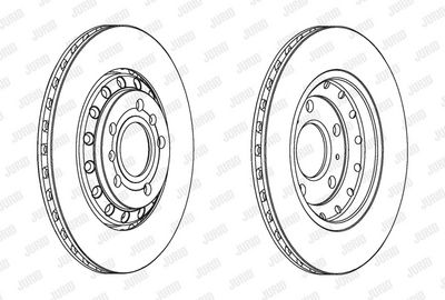 BREMSSCHEIBE JURID 562518JC 1