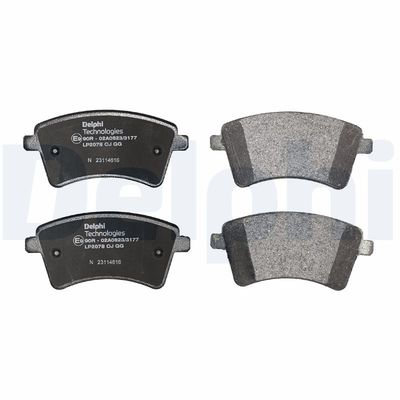 Brake Pad Set, disc brake LP2078