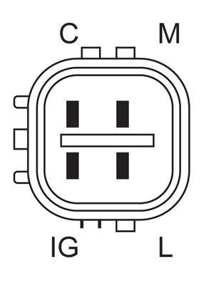 GENERATOR / ALTERNATOR BOSCH 0986080570 1