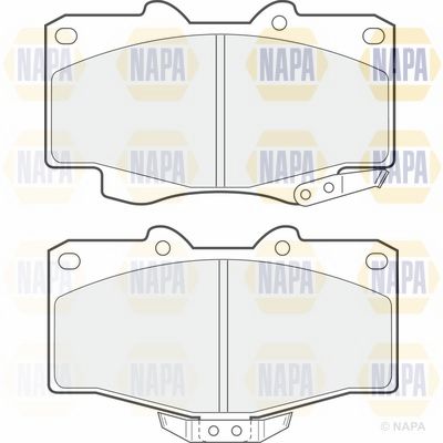 Brake Pad Set NAPA PBP7234