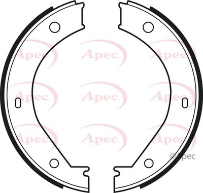 Brake Shoe Set, parking brake APEC SHU486