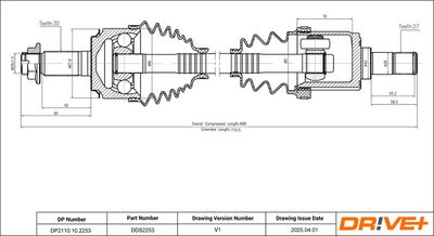 ANTRIEBSWELLE DR!VE+ DP2110102253