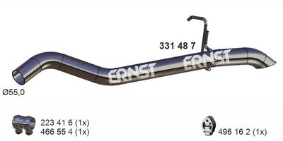ABGASROHR ERNST 331487