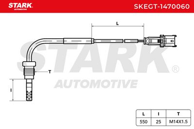 датчик, температура на изгорелите газове STARK SKEGT-1470060
