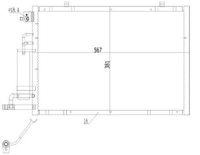 KONDENSATOR KLIMAANLAGE