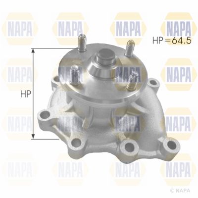 Water Pump, engine cooling NAPA NWP1253