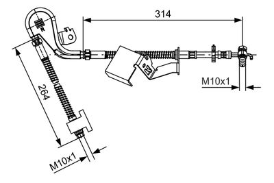 BOSCH Bremsschlauch