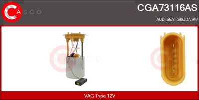 SISTEM ALIMENTARE CU COMBUSTIBIL CASCO CGA73116AS